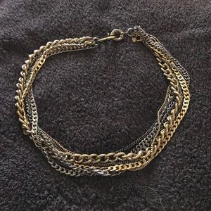 Cute gold/silver chain necklace